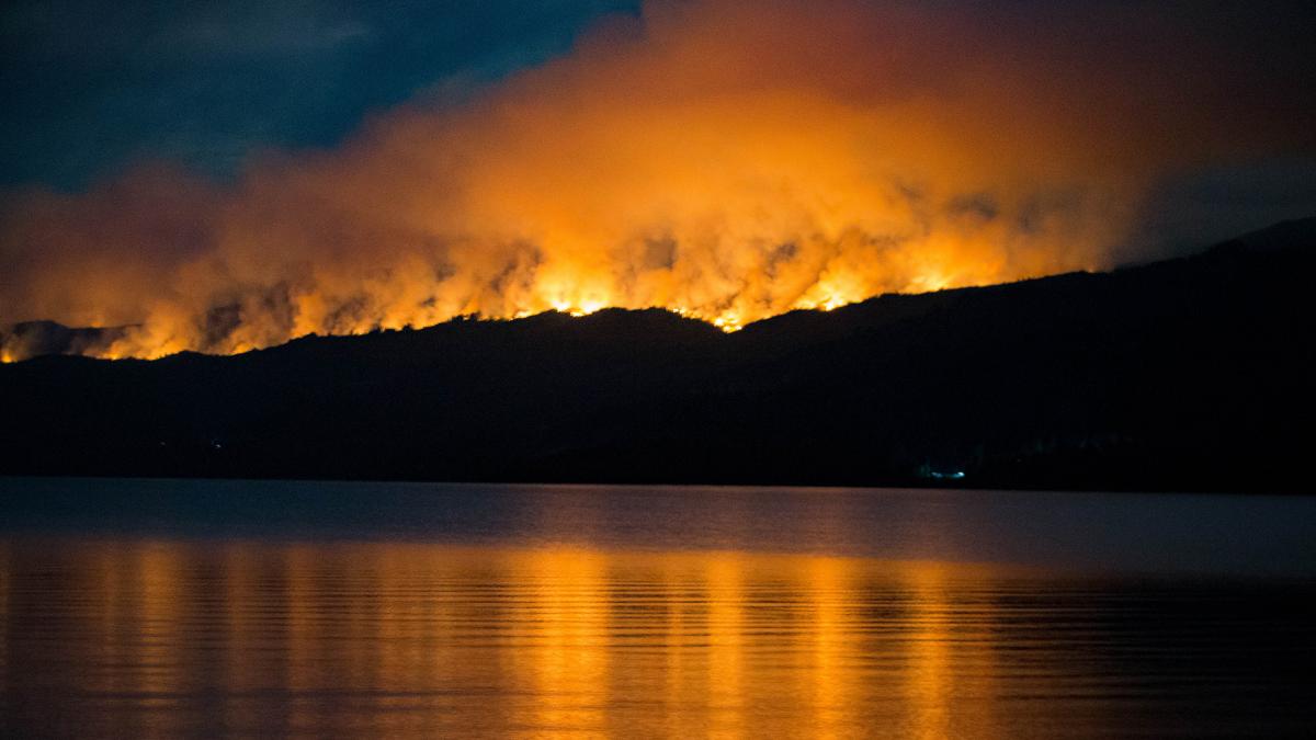 El incendio en el Parque Nacional Los Alerces ya afecta más de 1.000 hectáreas