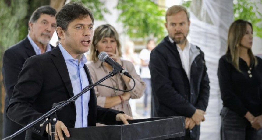 Kicillof y Gastón Granados inauguró el nuevo edificio de la Escuela Secundaria N°8 de Ezeiza