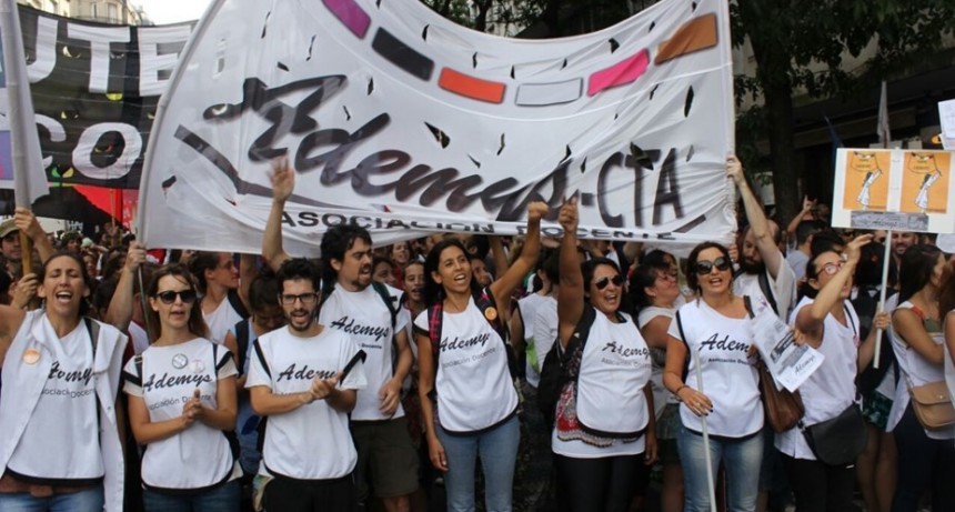 ADEMYS realizará un paro docente para acompañar la marcha en defensa a la educación pública