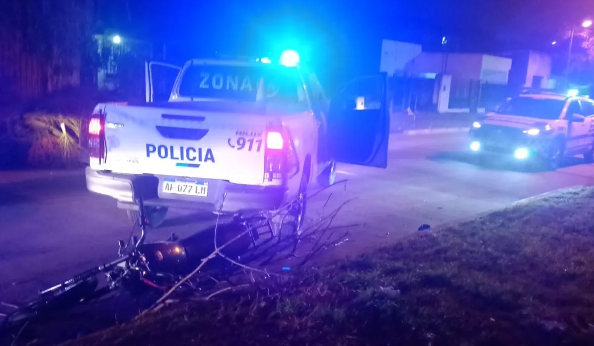 Persecución a motochorros y lo detuvieron en Maipu y Gutiérrez Ezeiza