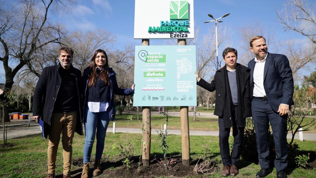 Inauguraron un parque ambiental en Ezeiza