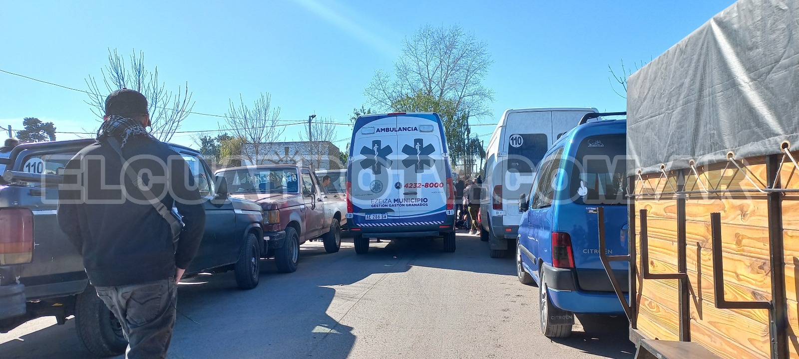 Accidente en la feria de Ezeiza paso un auto atropelló a un menor y se dio a la fuga