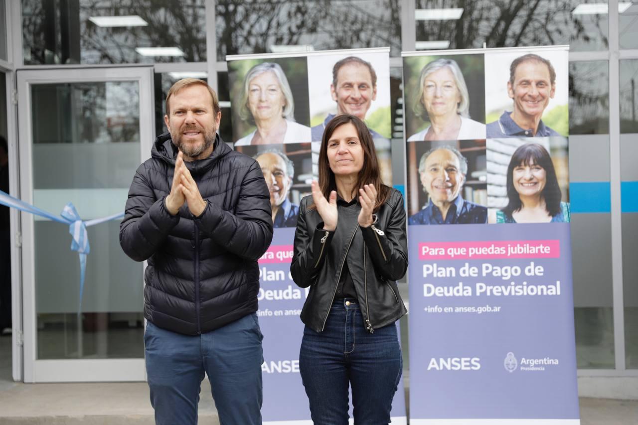 Gastón Granados y Raverta inauguró una oficina de ANSES en Carlos Spegazzini