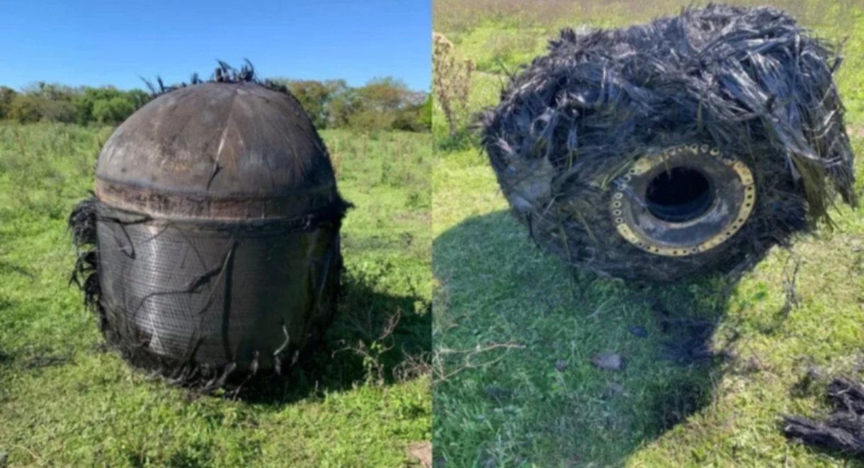 Extraño objeto cayó del cielo en Chaco y genera debate en redes sociales
