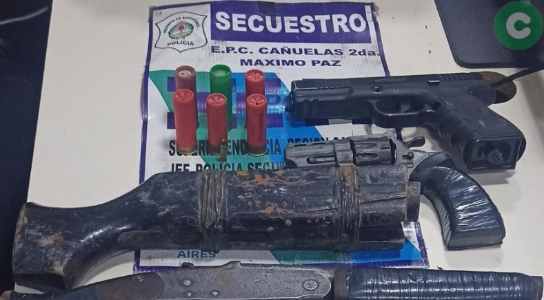 Un hombre fue aprehendido durante un allanamiento en Máximo Paz