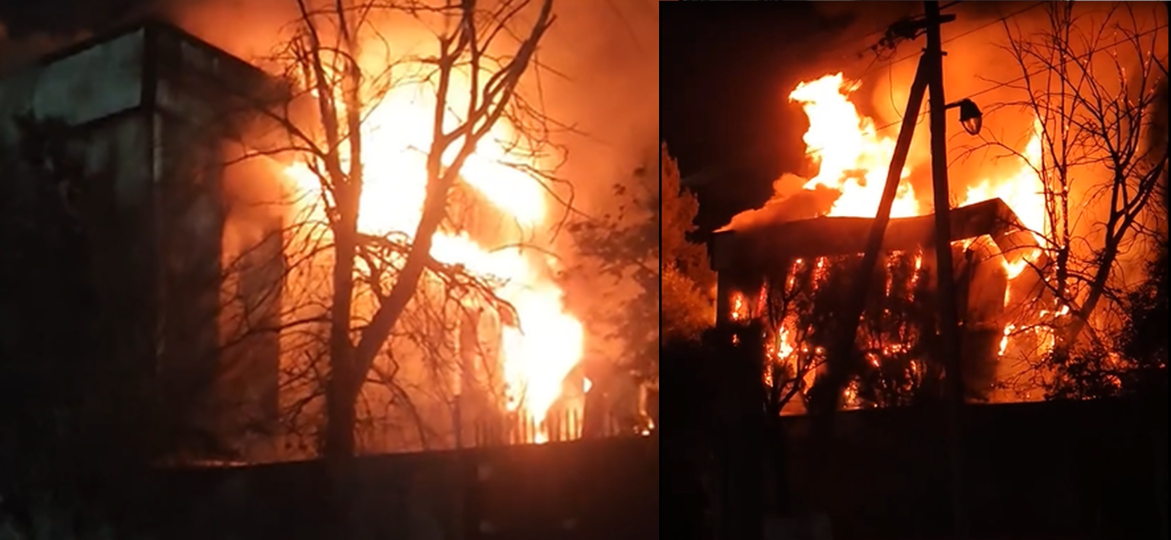 Fuerte incendio en un depósito de La Unión los bomberos voluntarios de Ezeiza trabajaron 9 horas en el lugar