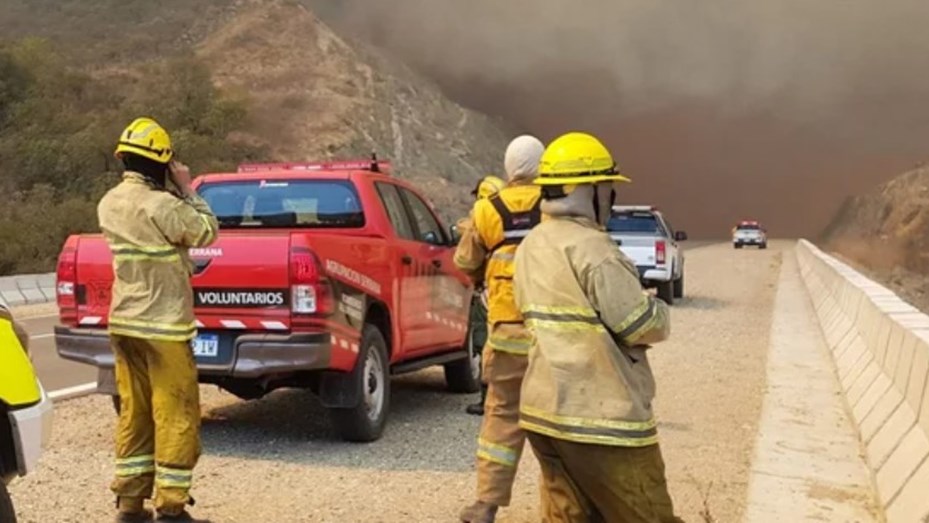 Córdoba: se originó un nuevo foco de incendio en La Calera