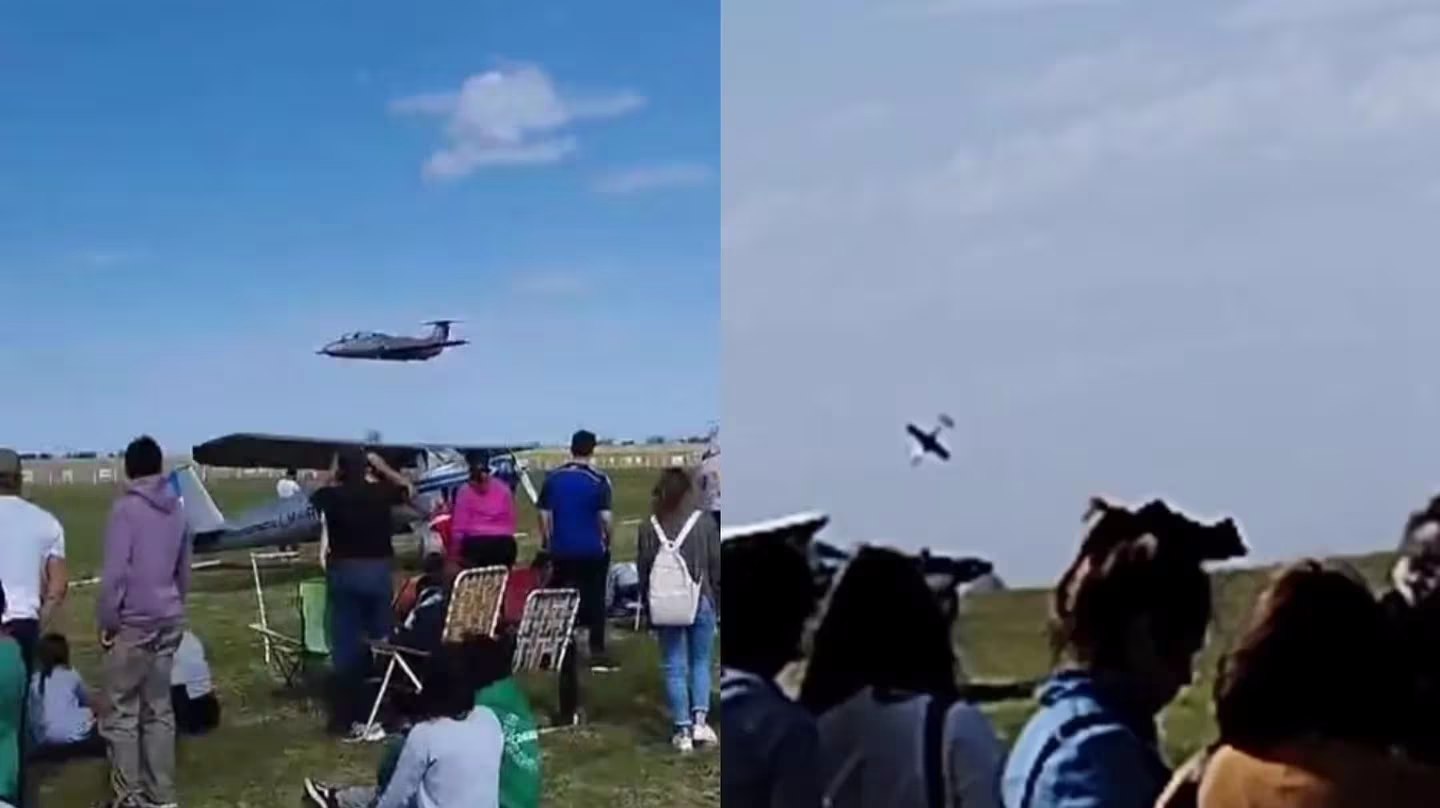 Tragedia en Santa Fe: un avión se estrelló durante una exhibición aérea y dos personas murieron