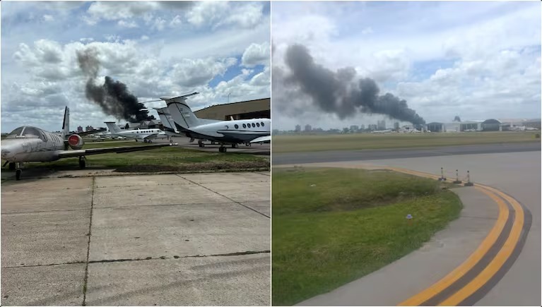 Un avión privado se estrelló en el aeropuerto de San Fernando: murieron el piloto y el copiloto