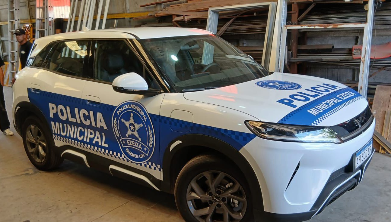La Municipalidad de Ezeiza compró patrulleros eléctricos de BYD