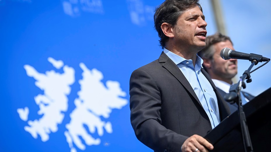 Kicillof criticó a Milei tras el acto por Malvinas: 