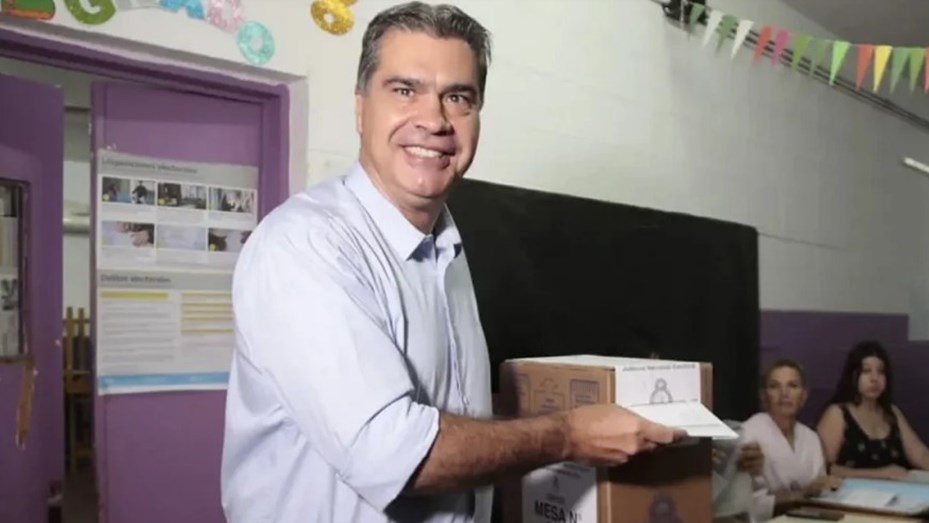 Jorge Capitanich fue a votar en Chaco: 
