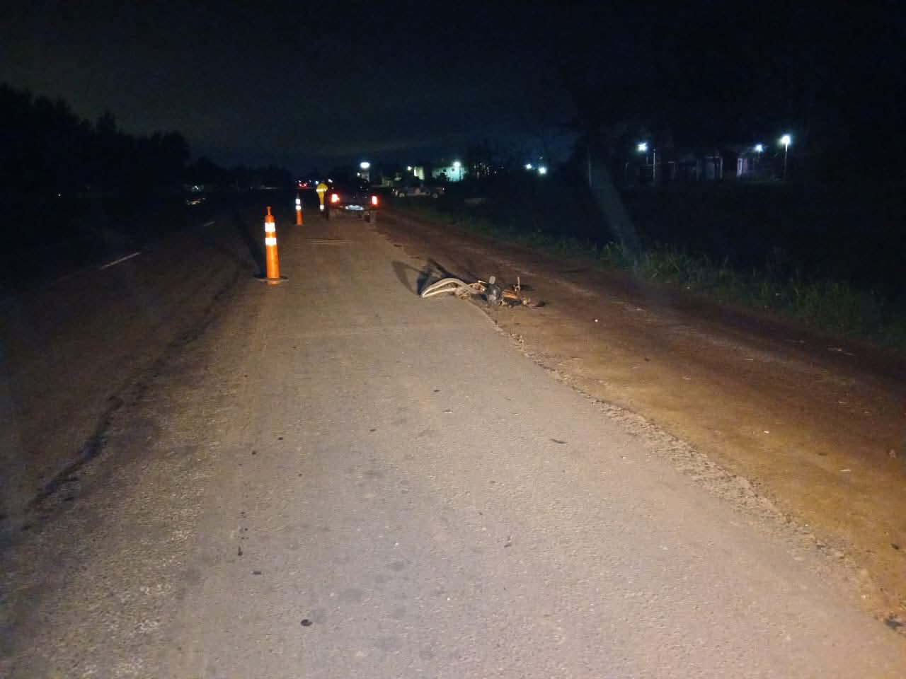 Un ciclista murió tras ser embestido por una camioneta en la Ruta 205 en Cañuelas