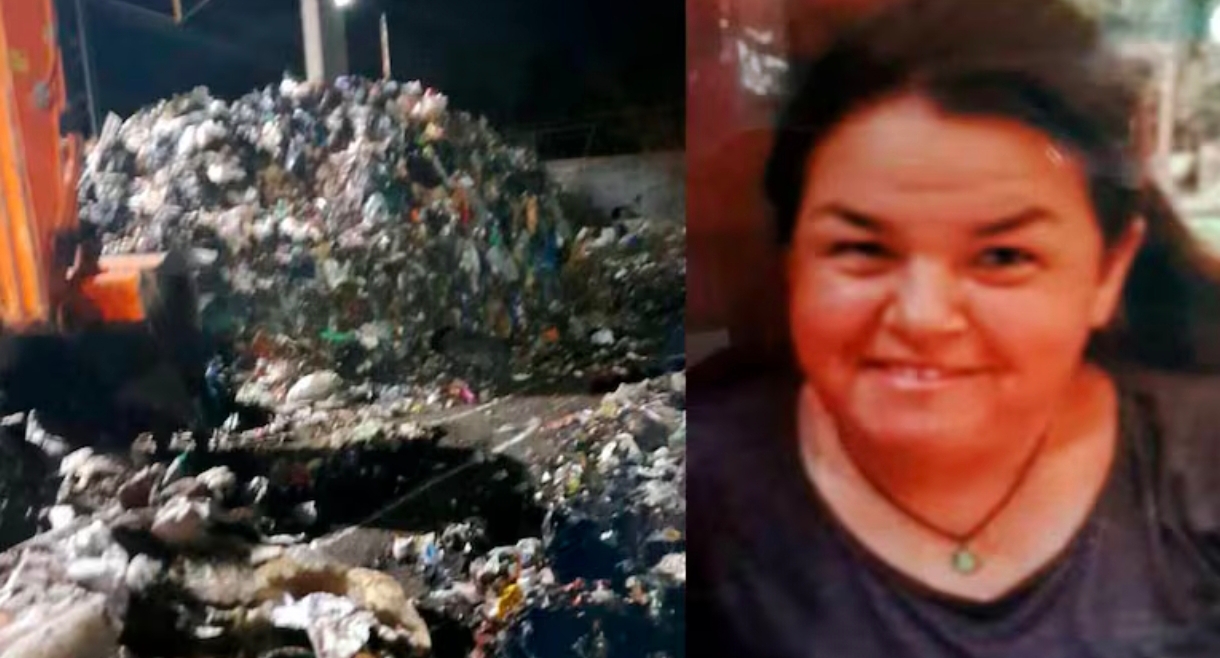 Una mujer murió tras quedar atrapada bajo una montaña de basura en Cañuelas