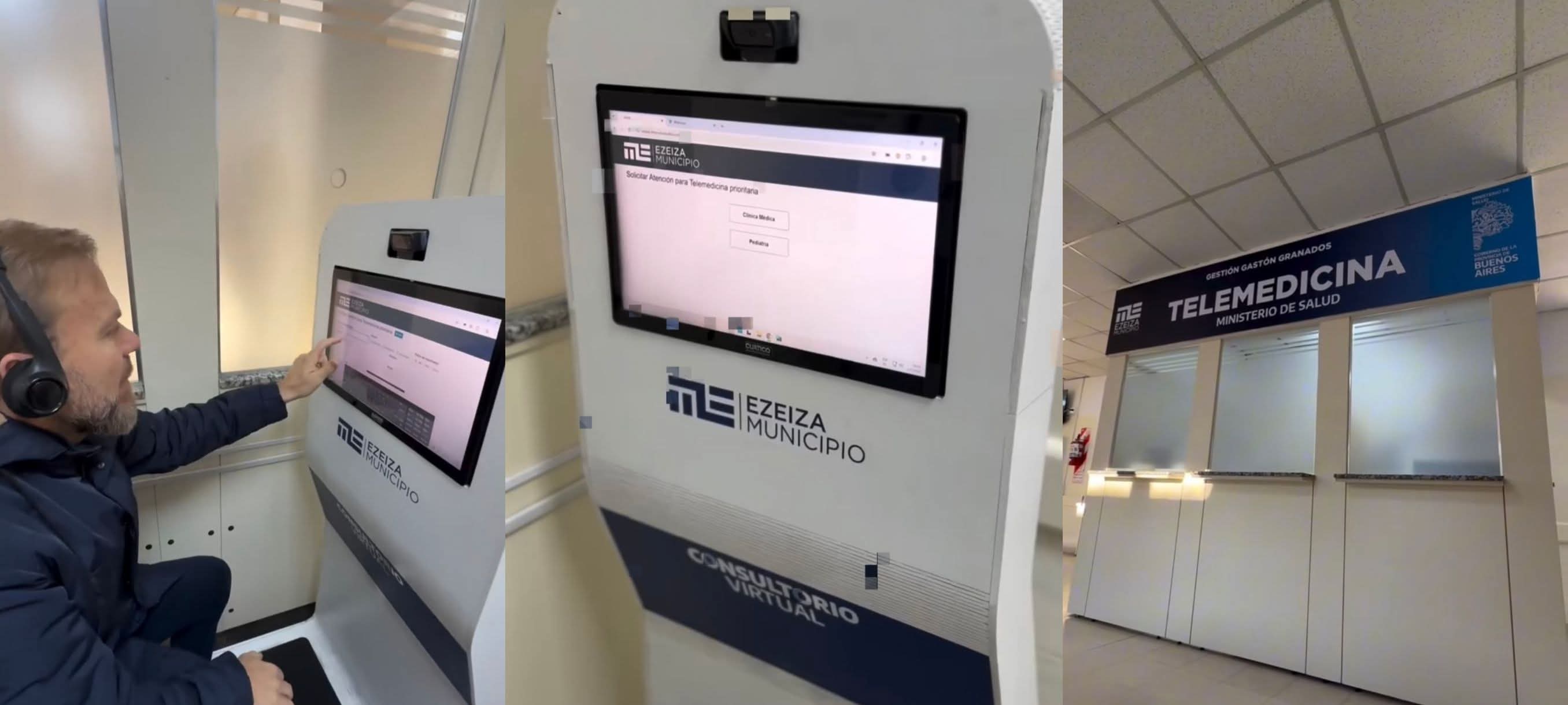 Implementan nuevo tótem de telemedicina en el Hospital Eurnekian de Ezeiza 