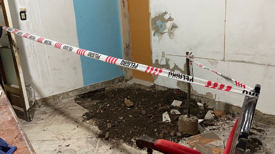 Horror: encontraron restos óseos en el ex edificio del Servicio Penitenciario