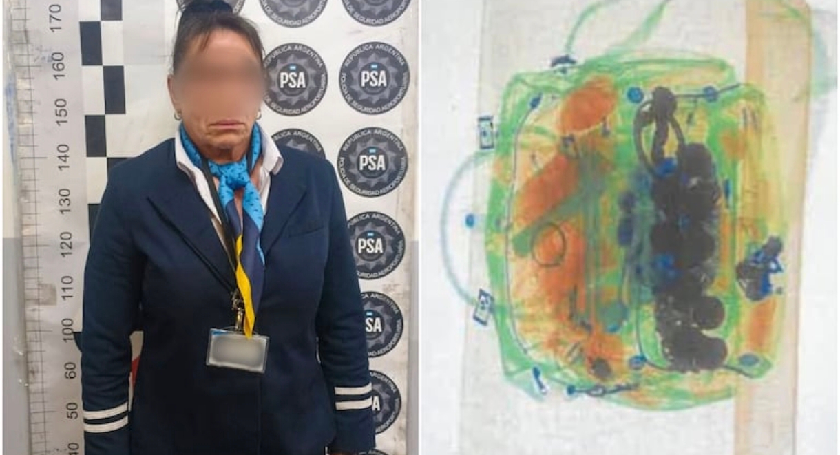 Detuvieron a una azafata en Ezeiza por intentar contrabandear relojes, diez iPhone y joyas por $58 millones