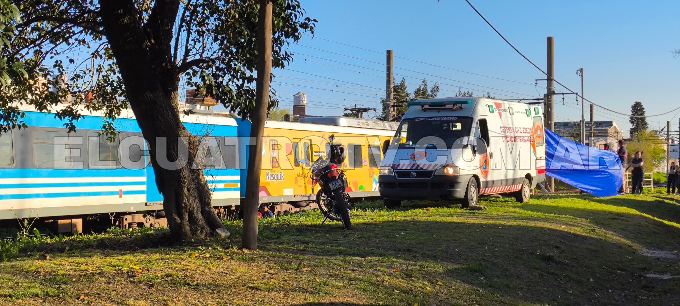 Falleció un futbolista de Villa Guillermina por una formación del Tren Roca en Ezeiza