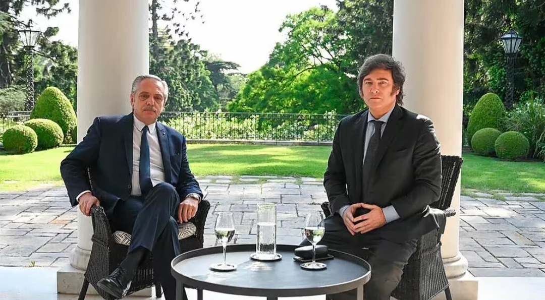 Conmenzó la transición: Javier Milei se reunió con Alberto Fernández en la Quinta de Olivos