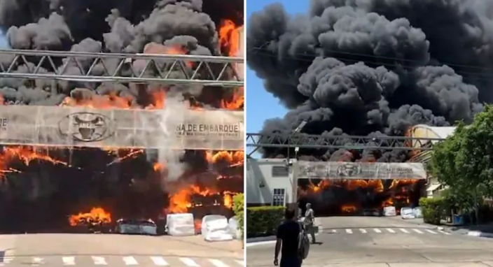 Impactante incendio en una curtiembre de Santa Fe: las autoridades investigan las causas