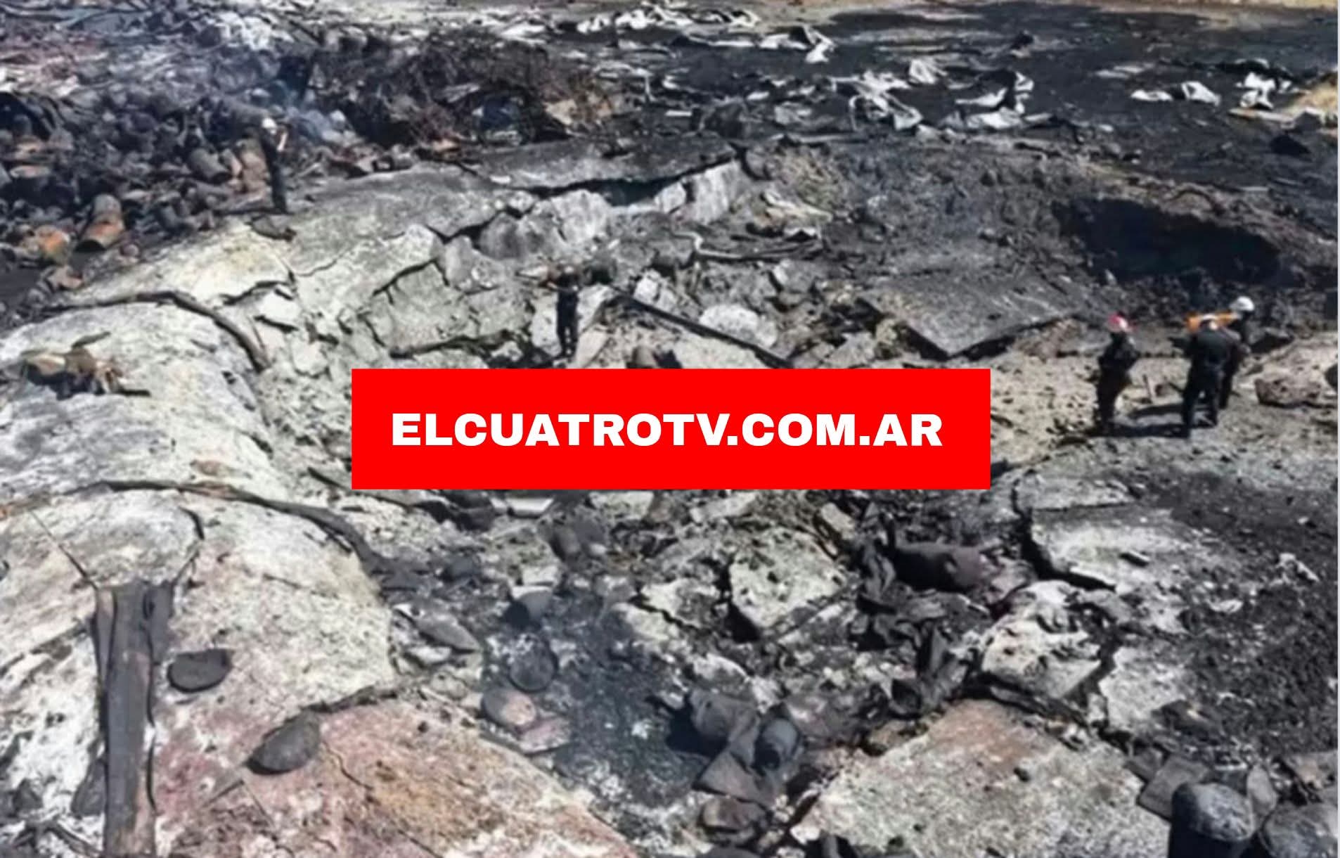 A una semana de la explosión en Ezeiza, apareció un cráter que muestra la magnitud del desastre
