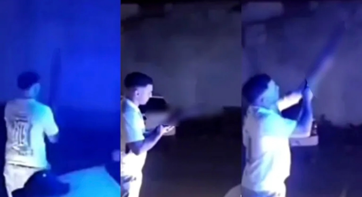 Apartaron al joven policía que se filmó disparando al aire en medio de los festejos de Navidad en Cañuelas